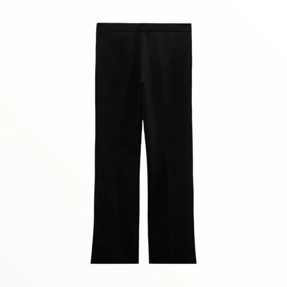 ZARA | Black | THE LOW RISE FLARE PANTS - Picture 3 of 11